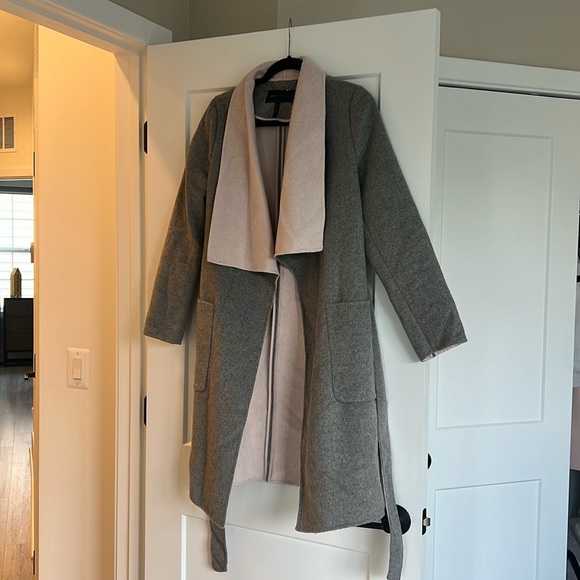BCBGMaxazria Long Wool Coat - Picture 1 of 3